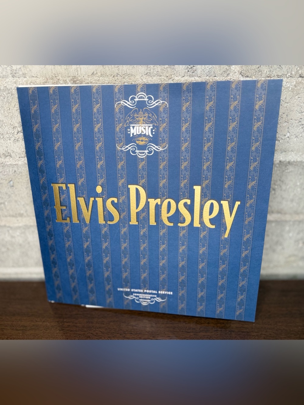 USPS Elvis Presley Legends of American Music Stamp Collection Book